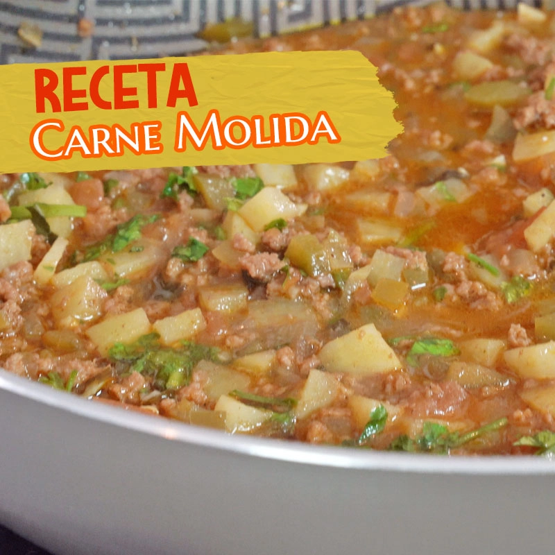 portada de receta de carne molida